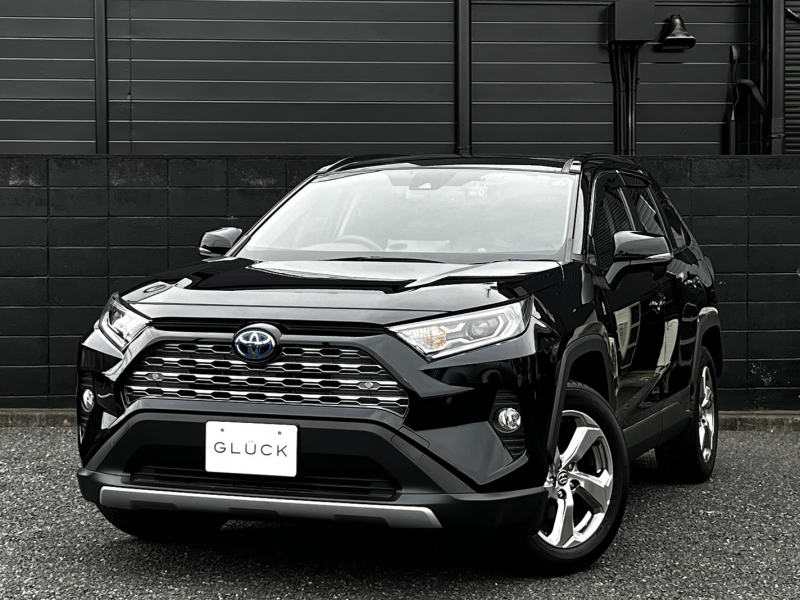 トヨタ RAV4 2．5ハイブリッドG E－Four 4WD 1オーナー ヒッチメンバー サンルーフ スタッドレスタイヤ付き社外ホイール1セット付  中古車情報 栃木県 グルック宇都宮 https://www.gluck.bz