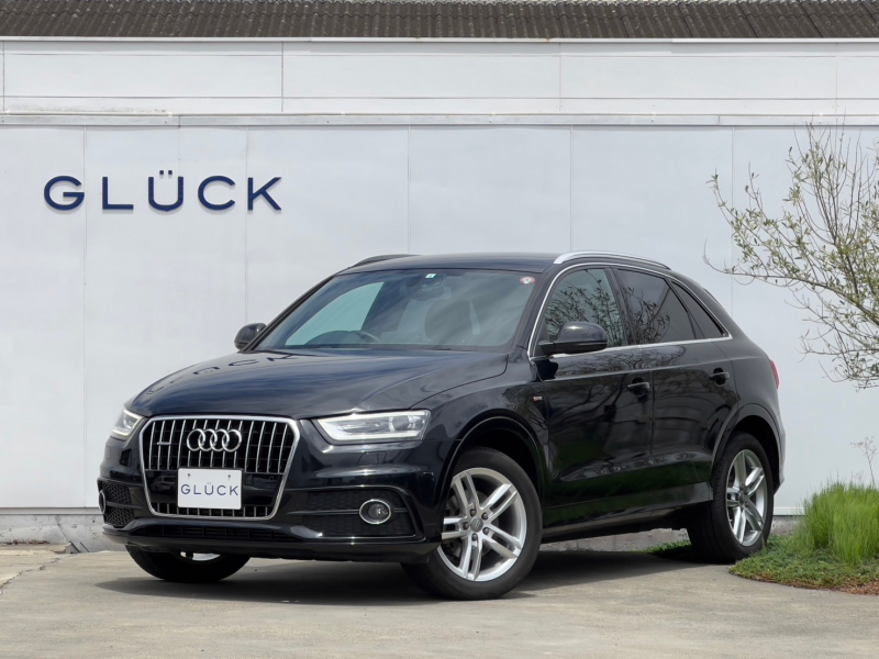 アウディ Q3 2.0TFSI Quattro 170PS S-LinePackage 4WD 1オーナー 前後Audi純正ドライブレコーダー Audi  multiMedia HDDナビゲーション フルセグTV バックモニター パークトロニック パドルシフト 中古車情報 茨城県 グルック水戸  https://www.gluck.bz/shoplist/shop-mito